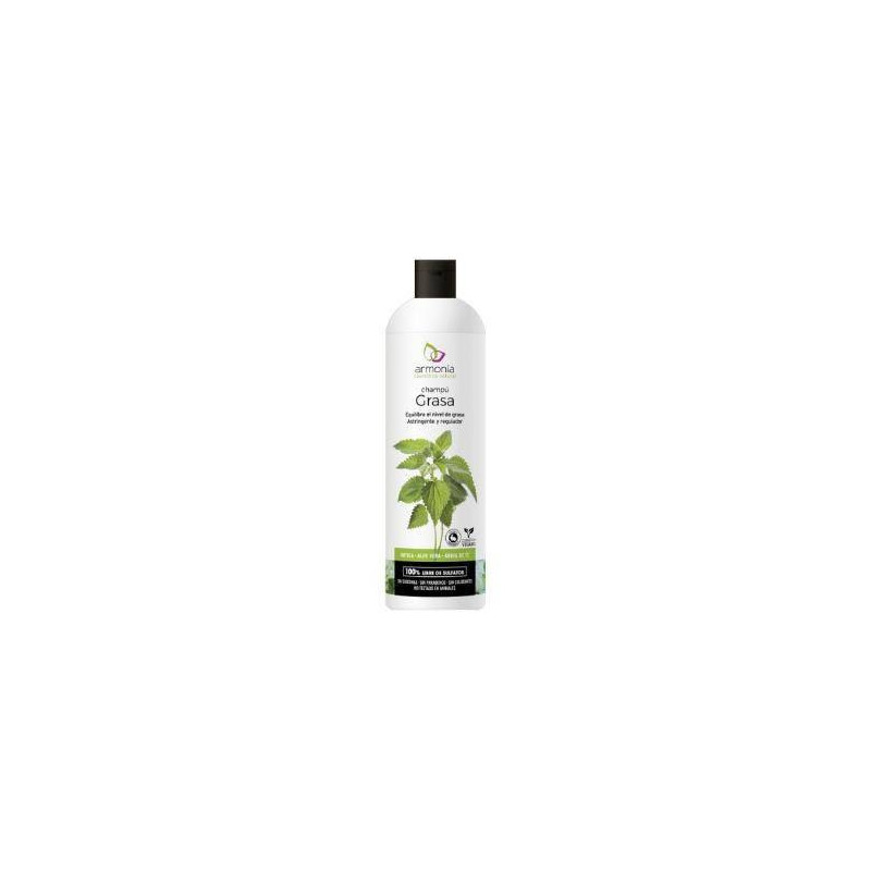 Champú Antigrasa Ortiga 300 ml Armonia (Sin Sulfatos)