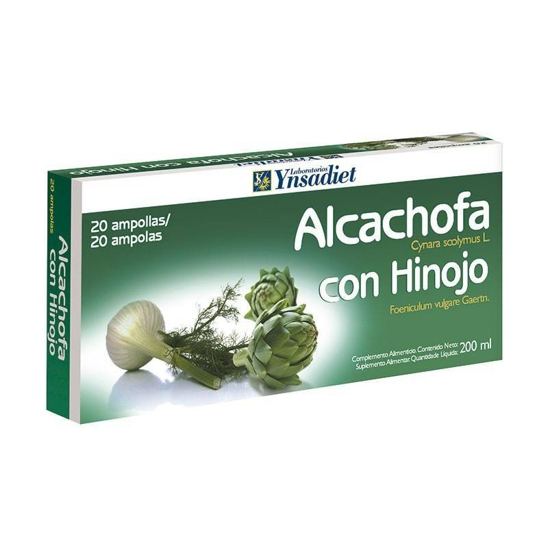 Alcachofa con Hinojo 20 Ampollas de 10 ml Ynsadiet