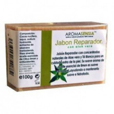 Jabon Reparador Aloe & Te Blanco 100 gr Aromasensia