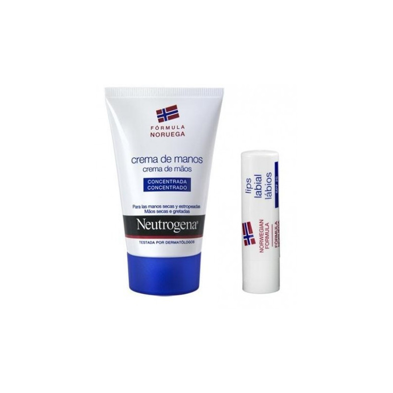 Neutrogena Crema de Manos Concentrada 50ml+Labial SPF20