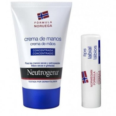 Neutrogena Crema de Manos Concentrada 50ml+Labial SPF20