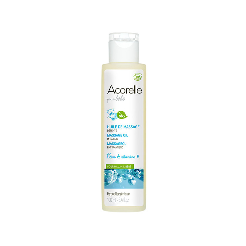 Aceite de Masaje para Bebé Bio 100 ml Acorelle