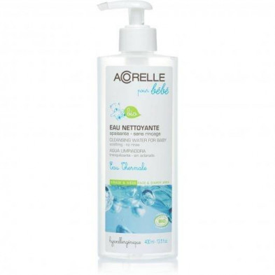 Agua Limpiadora Calmante para Bebé Bio 400 ml Acorelle