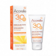 Crema Solar con Color Tono Dorado SPF30 50 ml Acorelle