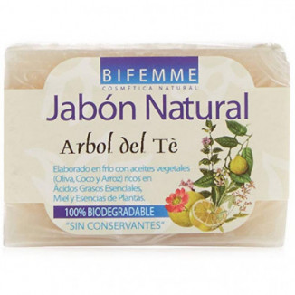 Jabón Natural de Árbol del Té 100 g Bifemme