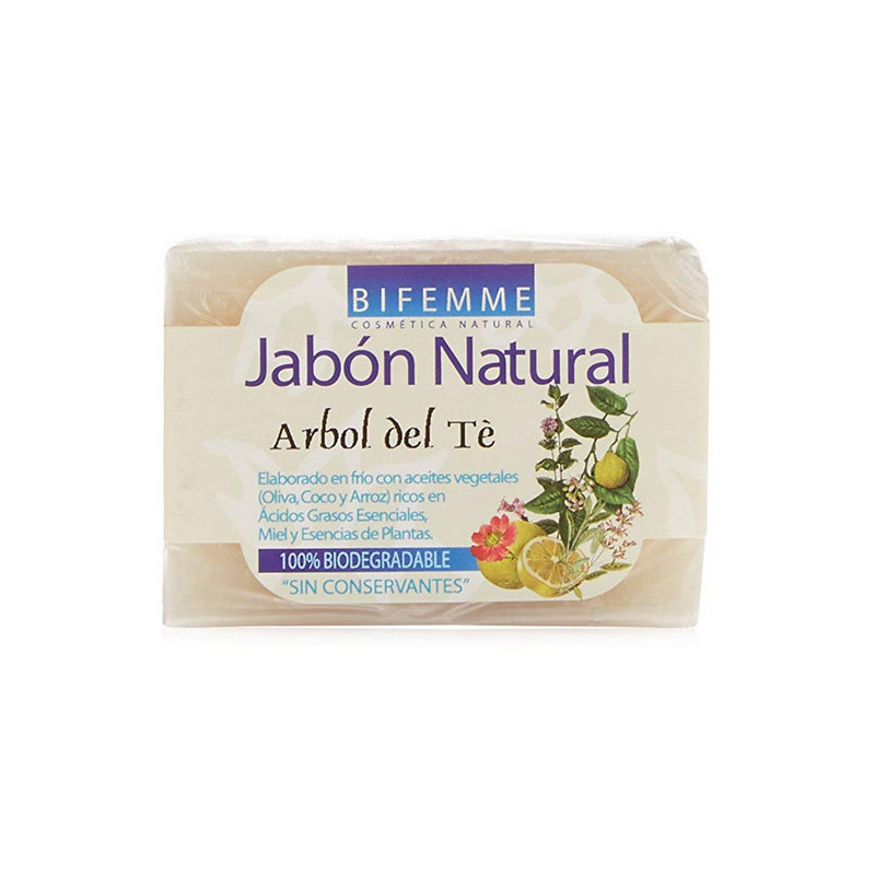 Jabón Natural de Árbol del Té 100 g Bifemme