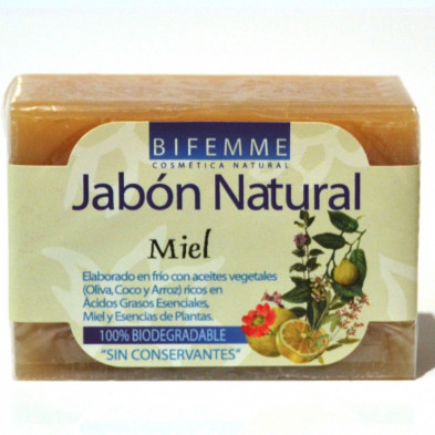 Jabón Natural de Miel 100 g Bifemme