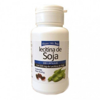 Lecitina de Soja 500 mg 100 Perlas Hijas Del Sol