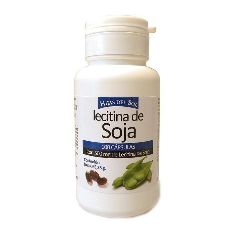 Lecitina de Soja 500 mg 100 Perlas Hijas Del Sol