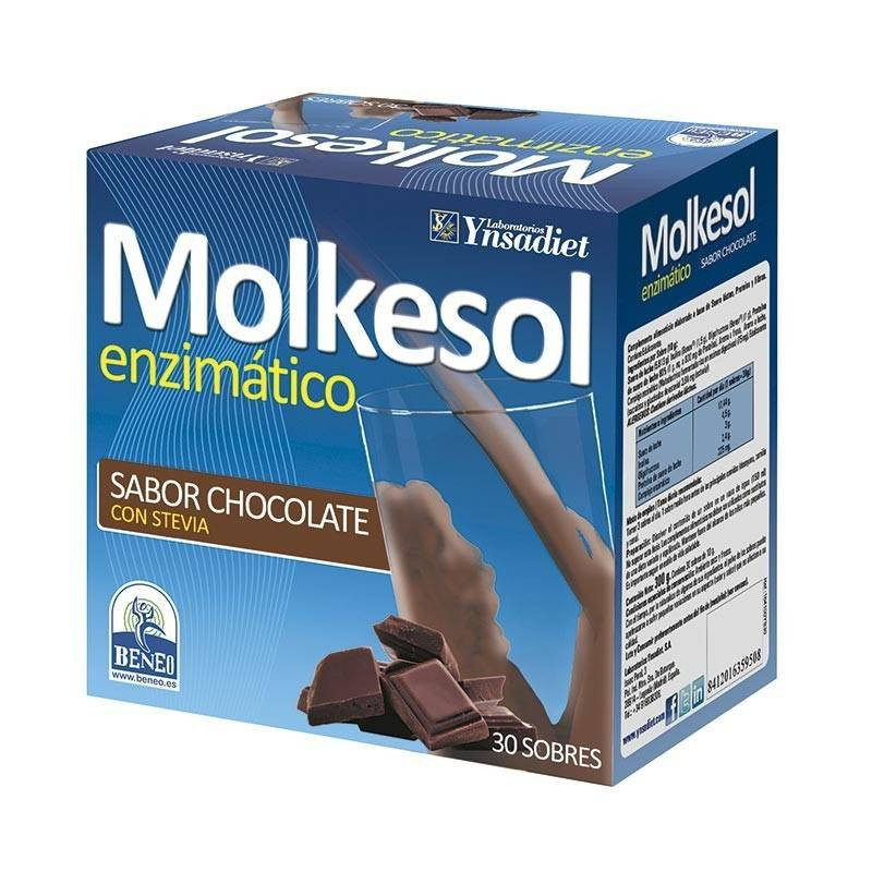 Molkesol Enzimático Sabor Chocolate 30 Sobres Ynsadiet