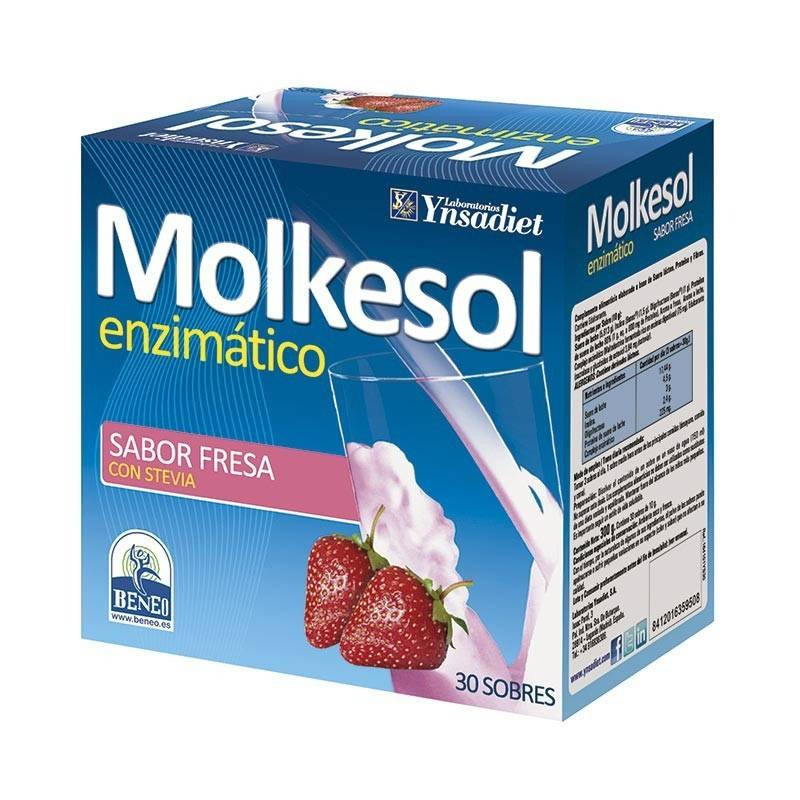 Molkesol Enzimático Sabor Fresa 30 Sobres Ynsadiet