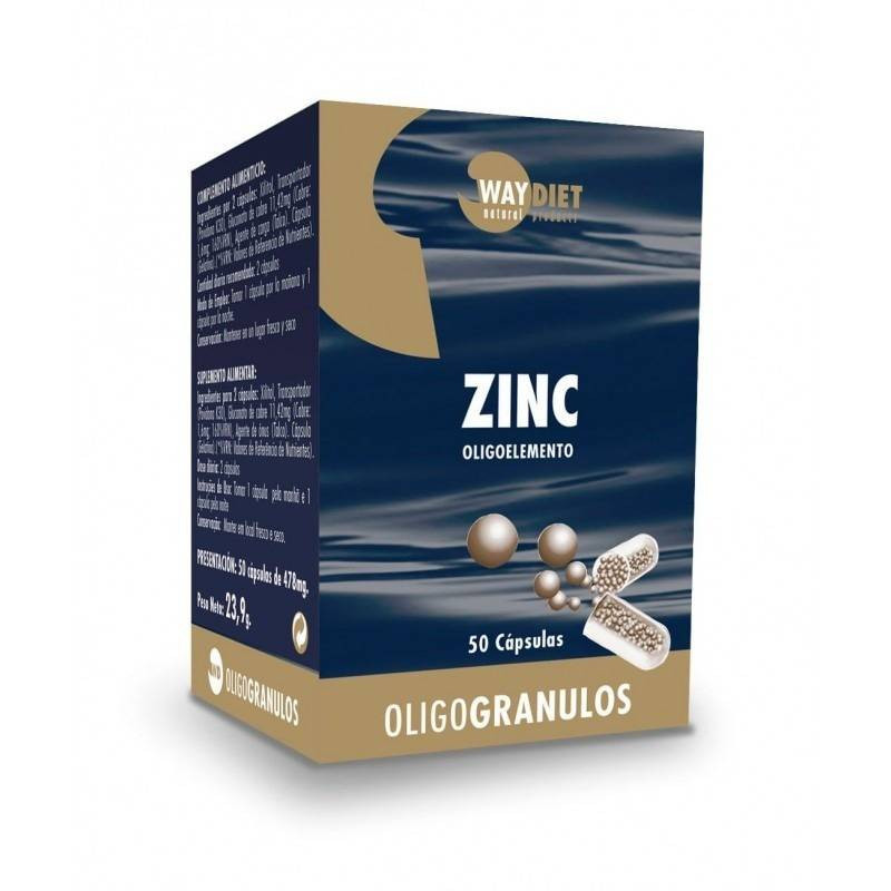 Zinc Oligogranulos 50 Cápsulas Waydiet