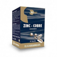 Zinc Cobre Oligogranulos 50 Cápsulas Waydiet