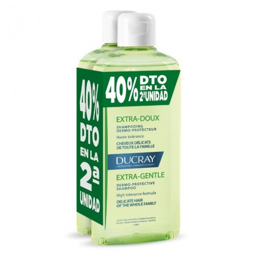 Ducray Champu Equilibrante Cabellos Delicados Duplo 2x400ml