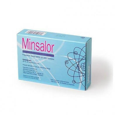 Minsalor 20 Ampollas de 2 ml Plantis