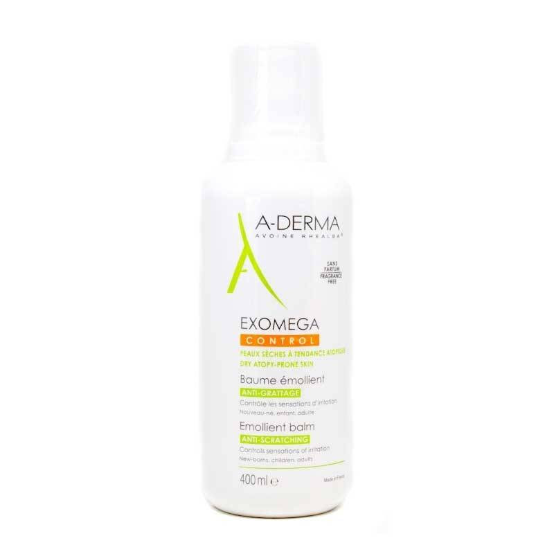 A-Derma Exomega Control Bálsamo Emoliente Piel Atópica 400ml