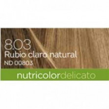 Tinte Rubio Claro Natural 8.03 (Nutricolordelicato) 140 ml Biokap