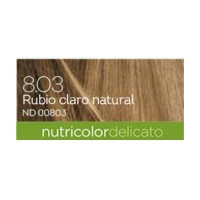 Tinte Rubio Claro Natural 8.03 (Nutricolordelicato) 140 ml Biokap