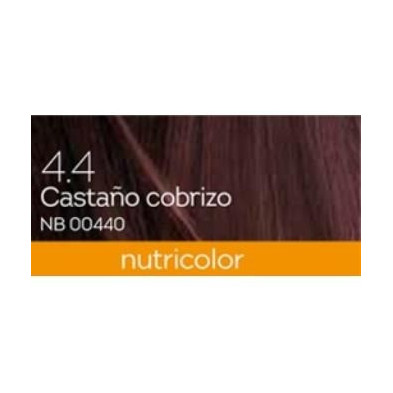 Tinte Castaño Cobrizo 4.4 (Nutricolordelicato) 140 ml Biokap