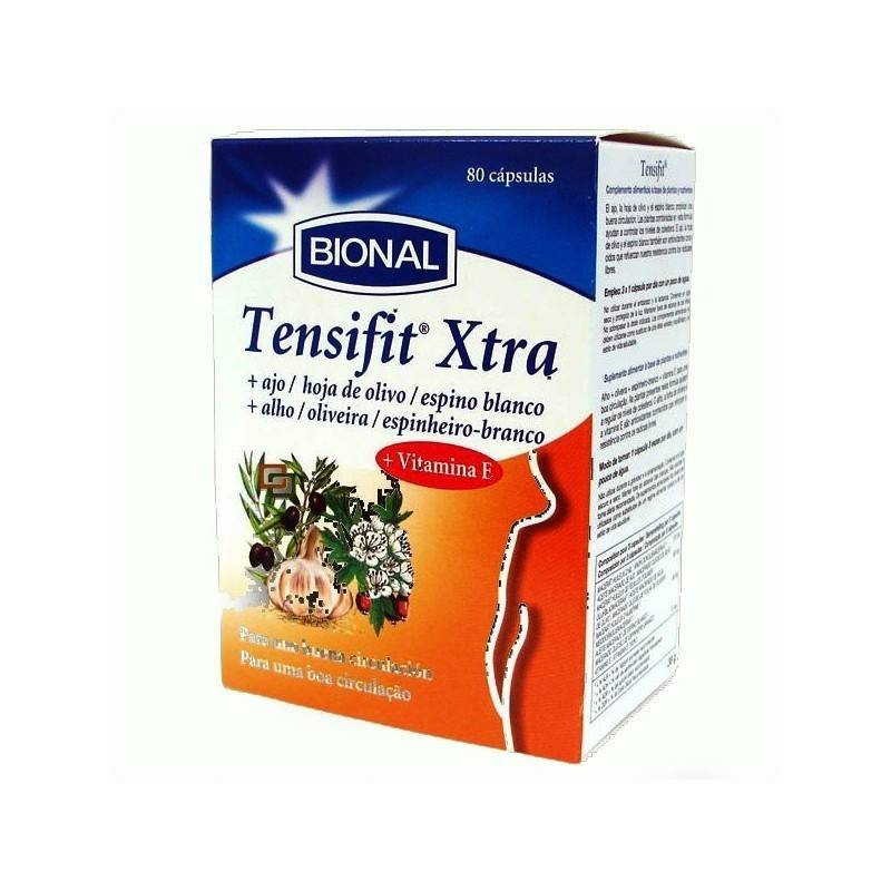 Tensifit Xtra (ajo+olivo+espino blanco) 80 Cápsulas Bional