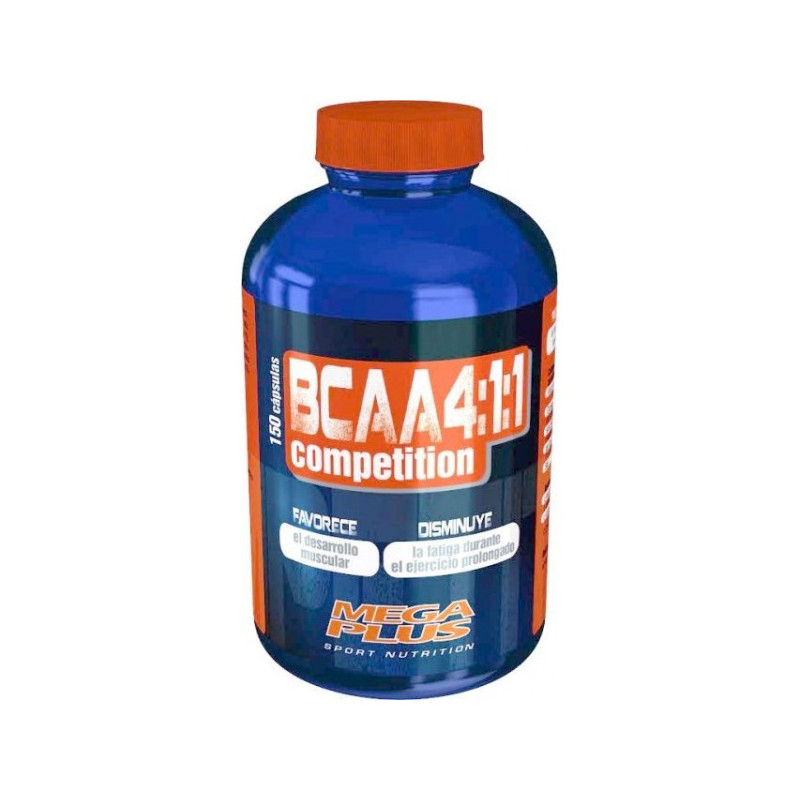 Bcaa 4:1:1 Competition 150 Cápsulas Mega Plus