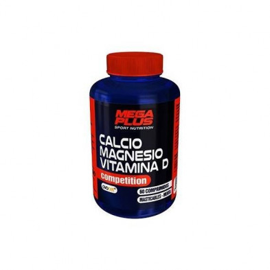 Calcio + Magnesio + Vitamina D Competition 60 Comprimidos Mega Plus