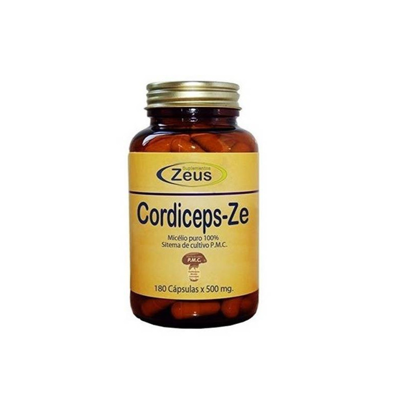 Cordiceps-Ze 500 mg 180 Cápsulas Zeus