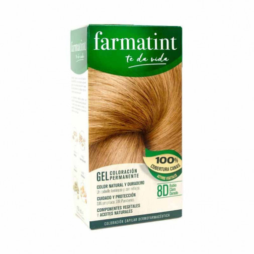 Farmatint 8d Rubio Claro Dorado 130 Ml.
