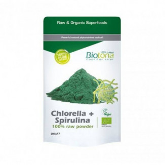 Polvo De Chlorella 200 gr Bio Biotona