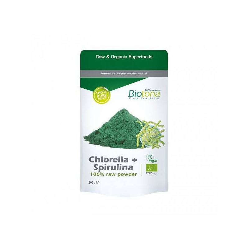 Polvo De Chlorella 200 gr Bio Biotona