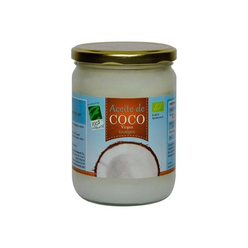 Aceite De Coco Bio 500 ml Cien Por Cien Natural