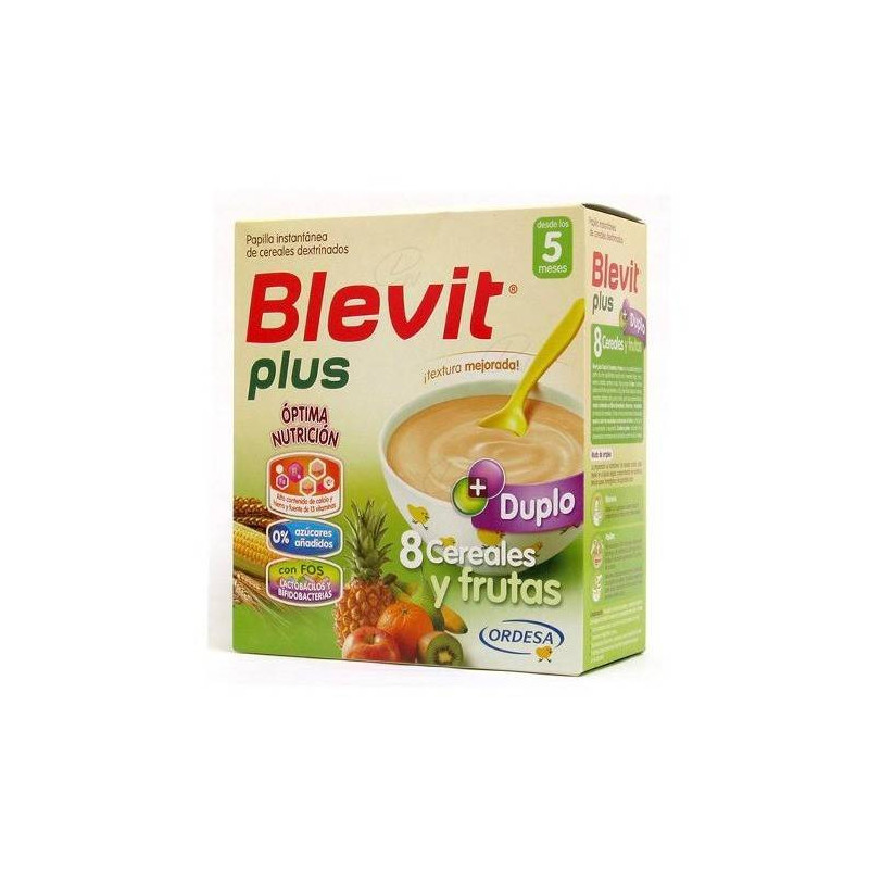 Blevit Plus Duplo 8 Cereales+frutas 600 gr