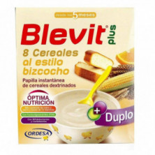 Blevit Plus Duplo 8 Cereales + Bizcocho + Naranja 600 gr