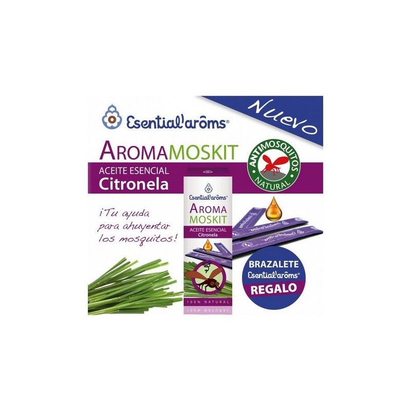 Pack Aroma Moskit + Brazalete Esential Aroms