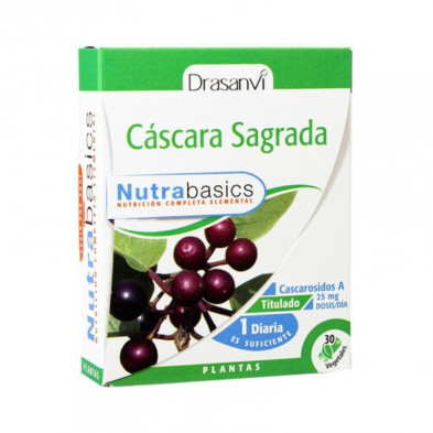 Nutrabasics Cascara Sagrada 30 Cápsulas Drasanvi