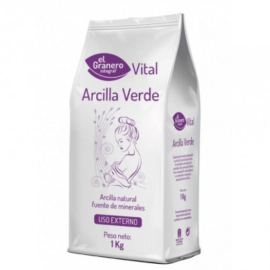 Arcilla Verde Bolsa 1 kg El granero