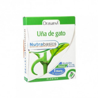 Nutrabasics Uña De Gato 30 Cápsulas Drasanvi