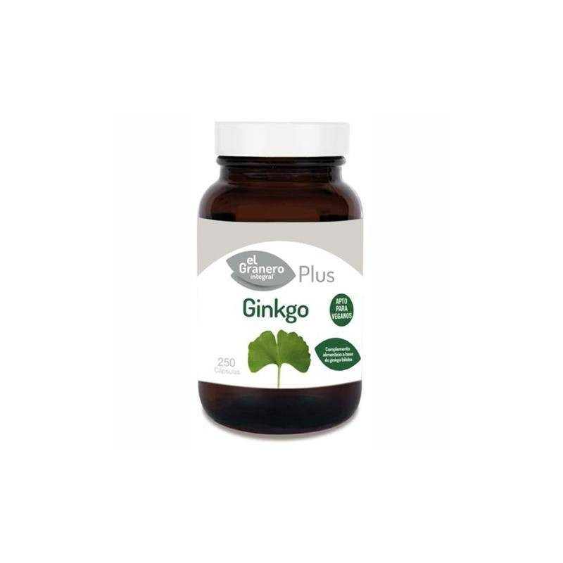 Ginkgo Biloba 510 mg 250 Cápsulas El granero