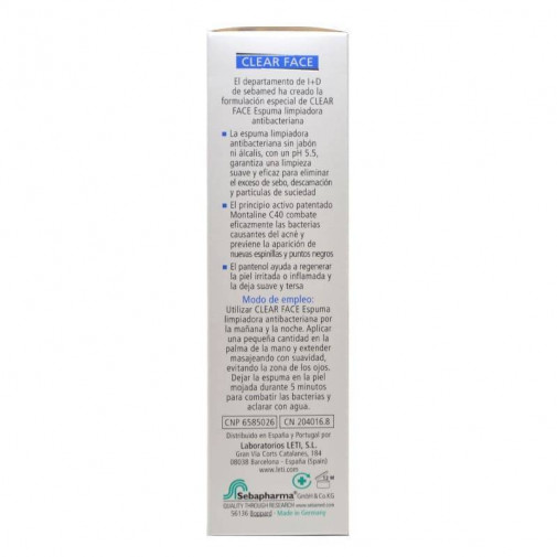 Sebamed Clear Face Espuma Limpiad.150 M