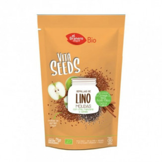 Semillas De Lino Eco Con Chia Manzana Y Canela Mol El granero 200 g