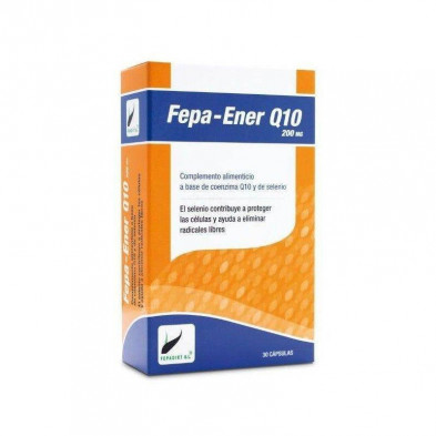 Ener Q10 200 mg + Seleniometionina 30 Cápsulas Fepa