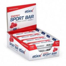 Etixx Energy Sport Barritas Frutos Rojos 12 Unidades