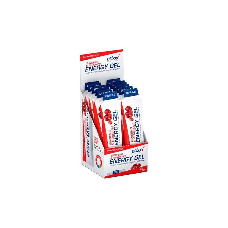 Etixx Energy Gel Ginseng/Guarana 12 Unidades