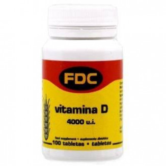 Vitamina D 4000 Ui 100 Comprimidos FDC