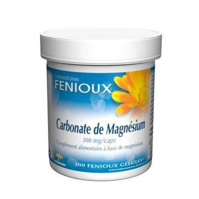 Carbonato De Magnesio 200 Cápsulas Fenioux