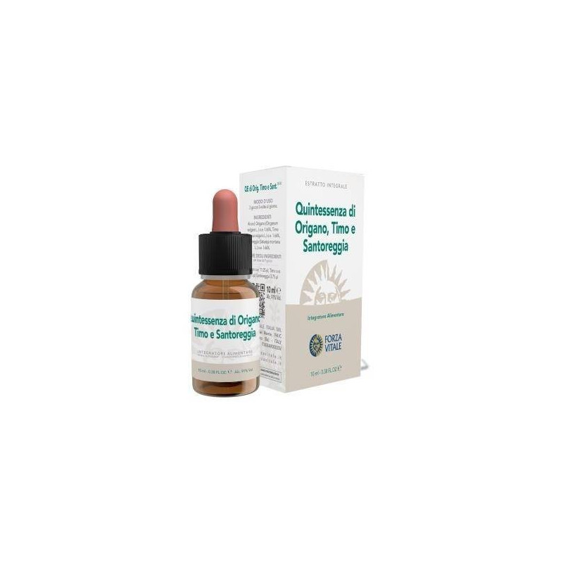 Quinta Esencia Oregano-Tomillo-Ajedrea 10 ml Forza Vitale