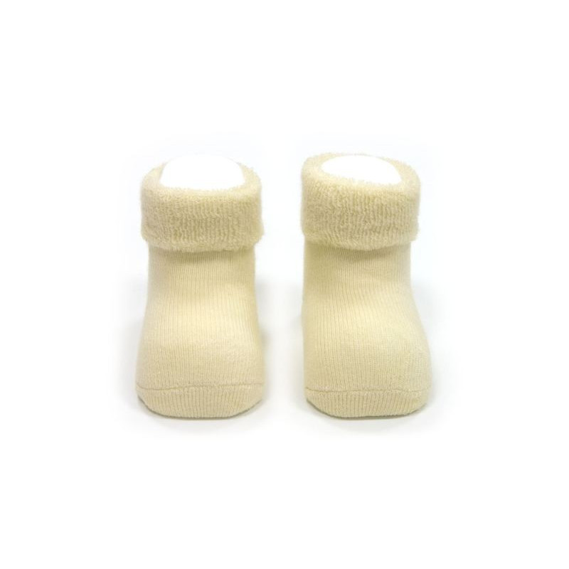 Cambrass Calcetines para Bebé 'Lisos' Beige 1-6M