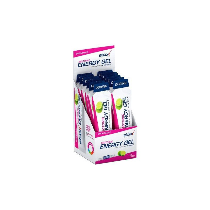 Etixx Isotonic Energy Gel Sabor Lima 12 Unidades