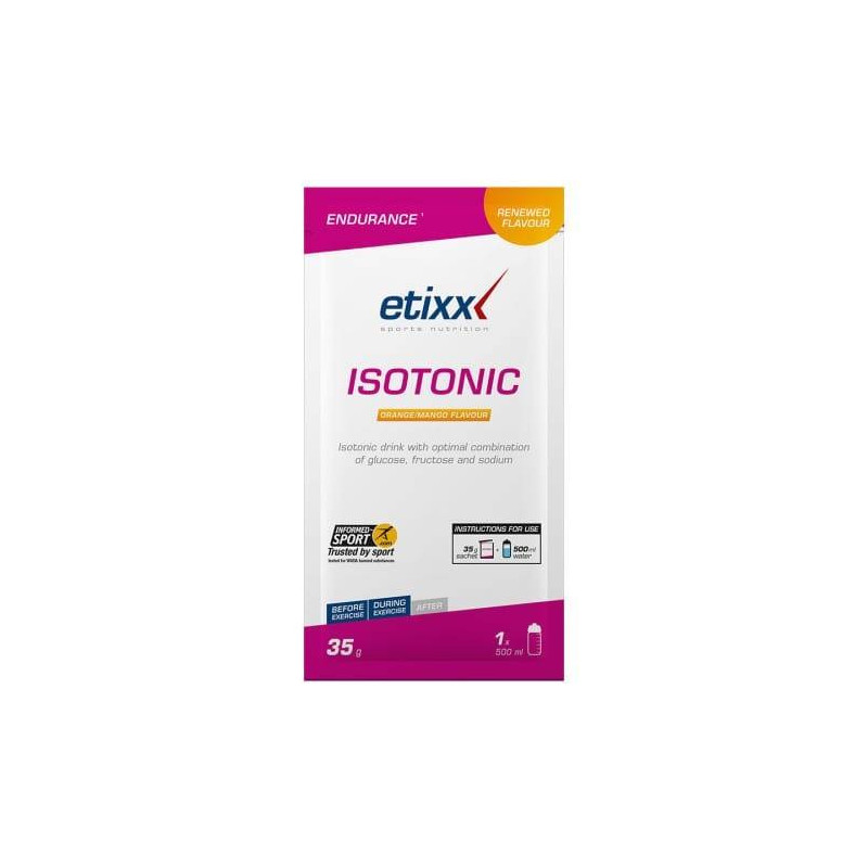 Etixx Isotonic Powder Naranja-Mango 12 Sobres