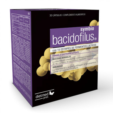 Bacidofilus Symbio 30 Cápsulas Dietmed